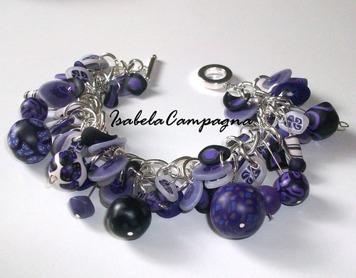 Purple Obsession Bracelet | by isabelacampagna
