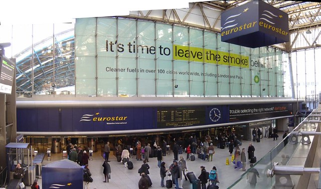 Eurostar Terminal- Waterloo station, London