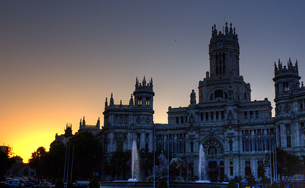 Sunrise in Madrid