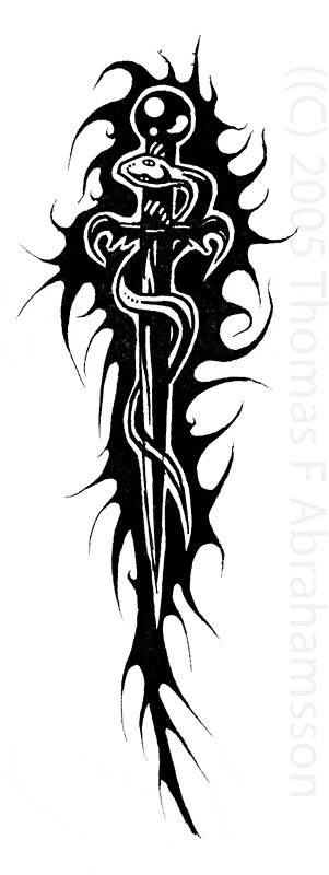 Flaming Sword Tattoo | Original Design by me of a flaming sw… | Flickr
