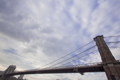 Scenes of the Brooklyn Bridge looking over the East River into Manhatan from Brooklyn | by Donald Bowers Photography