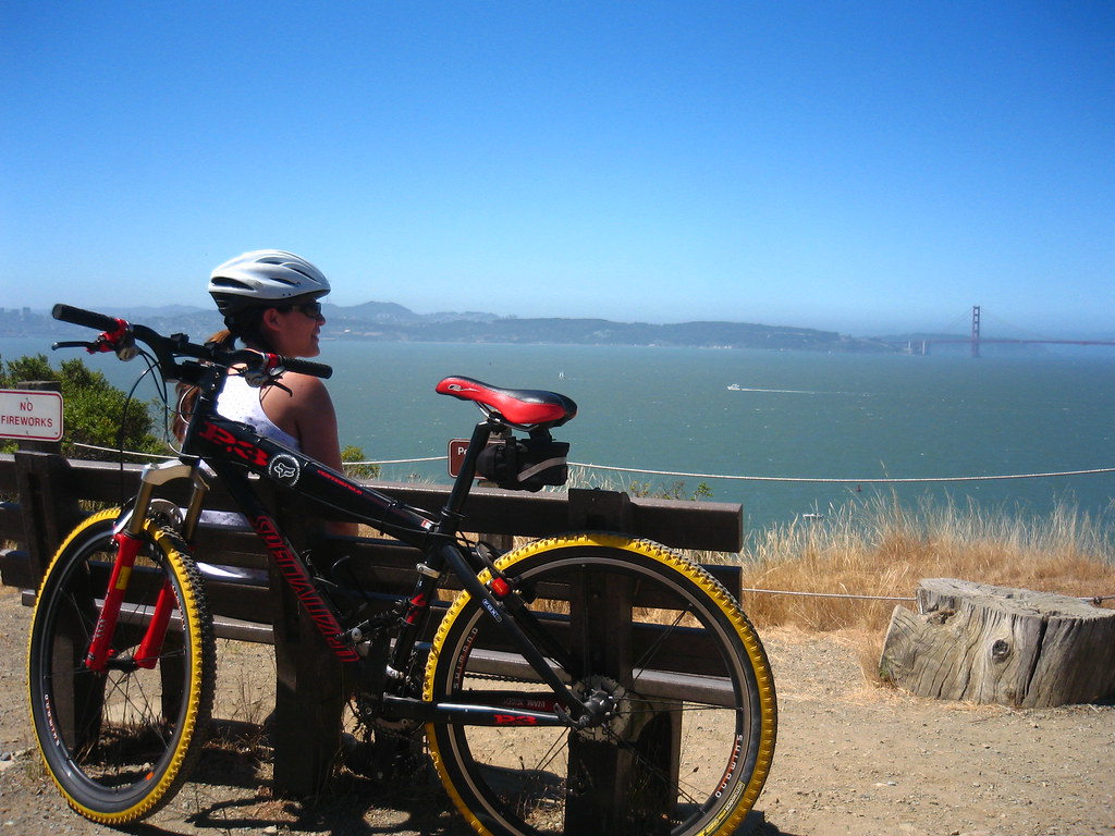 Taylor and My Bike