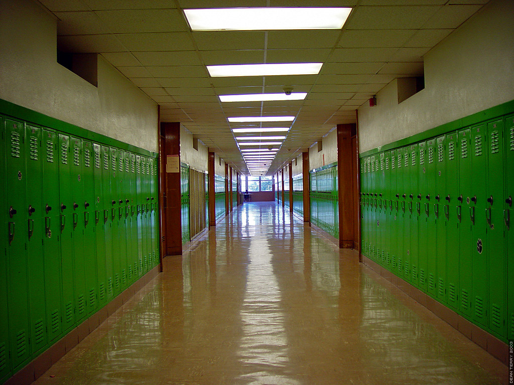 Bryan Adams High School Hallway