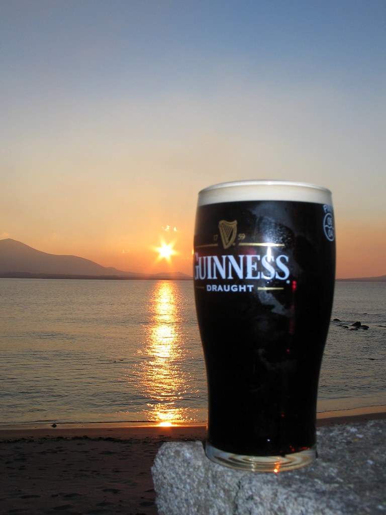 Sunset on the Guinness