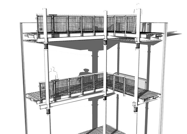 Walkway model for Mill conversion