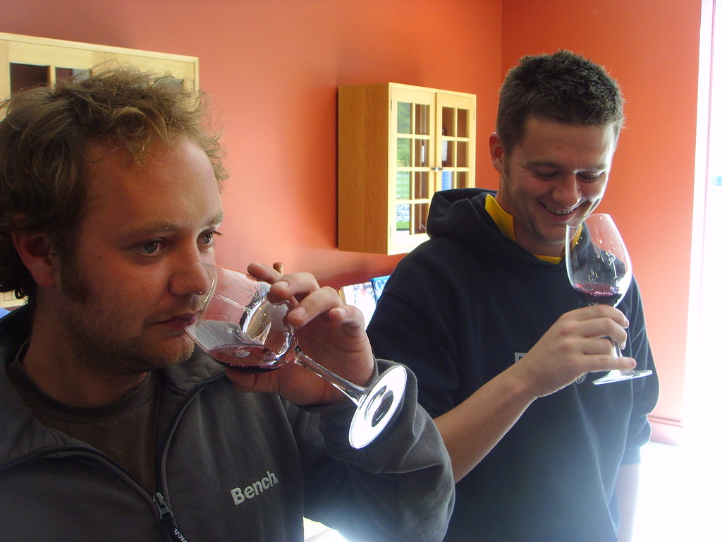 Wine Tasting | Tom and Guto wine tasting in Napier, never ha… | Flickr