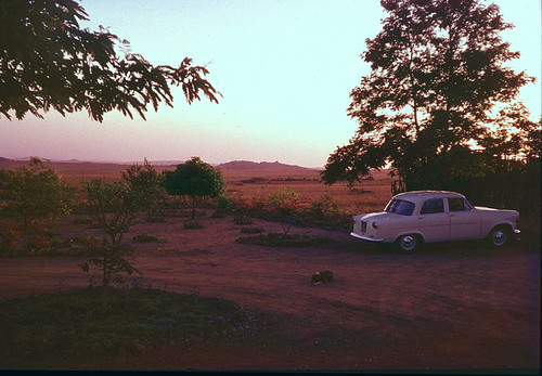 Kuru view from house, Bauchi in drive by Ruth Flickr, Plateau Province, northern Nigeria. 
The red laterite and sunset were a potent combination! sunset d