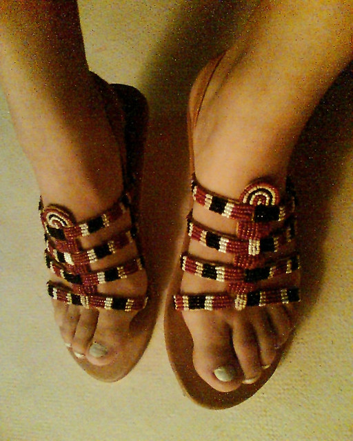 Masai Beadwork Sandals