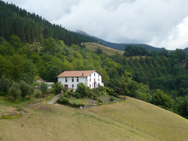Nearest Basque farm - view from La Antigua de Zumarraga