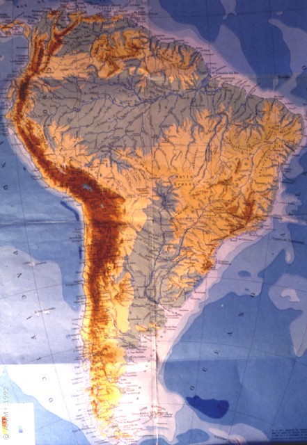 001 - Mapa Sudamérica