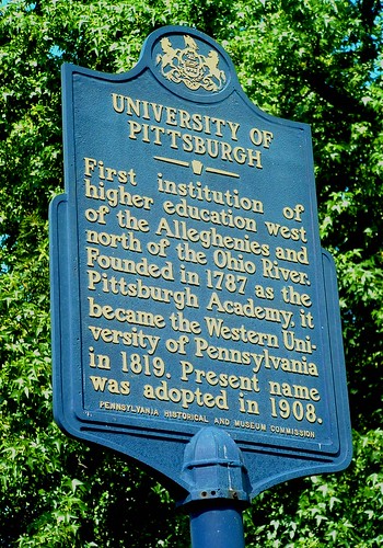 University of Pittsburgh Historical Marker