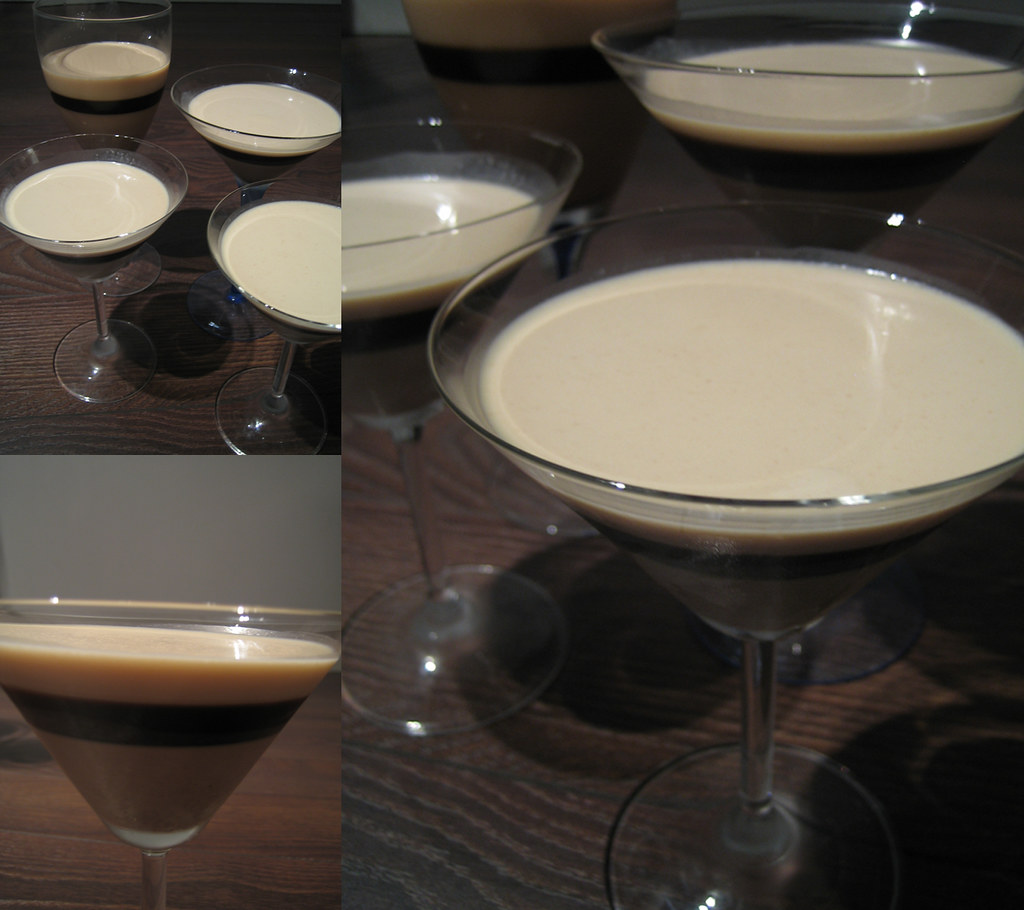 Espresso-Milk Tea Panna Cotta Parfaits with Coffee Gelée | Flickr