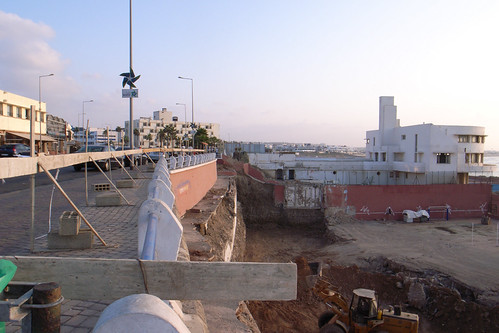 Earthworks near the old restaurant La Réserve, Cornice, Casblanca, Morocco by Milamber's portfolio, ocean sunset morocco corniche maroc casablanca grdigital ricoh cornice earthworks grd