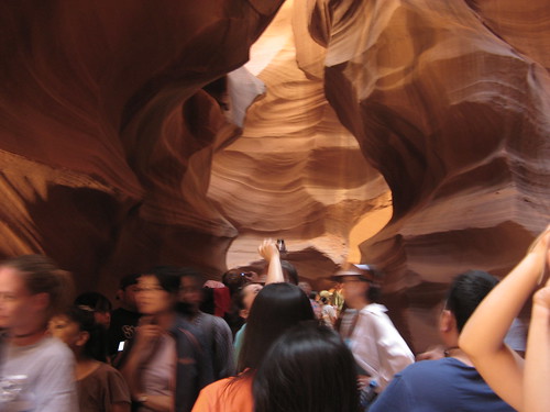 Too crowded at Antelope Canyon | by manop