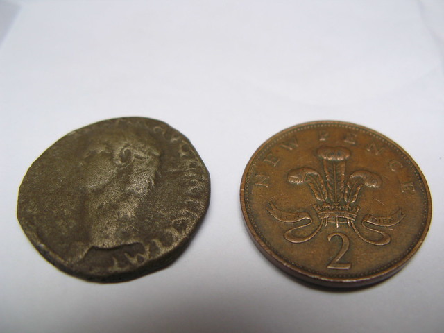 Roman Coin (left)