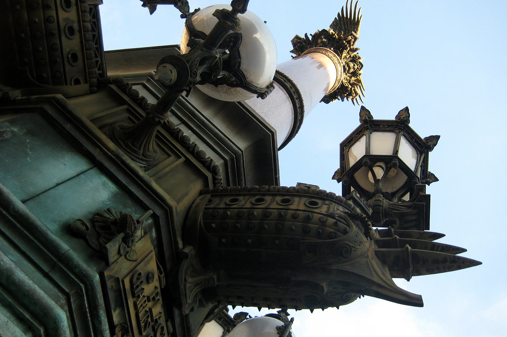 Paris - Opéra Quarter: Place Charles Garnier - lamp post | Flickr