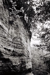 Cliffs at Munising Falls