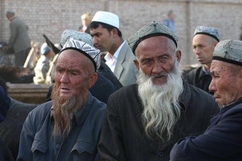Kashgar men...Western China.