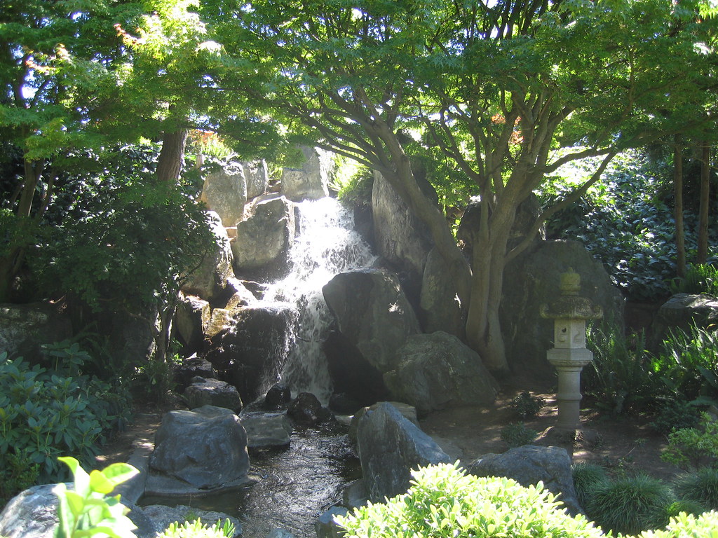 Waterfall Japanese Friendship Garden San Jose California