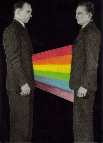 Rainbow Connection - ACEO Collage