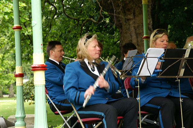 Norwegian Brassband in St Stephen's Green