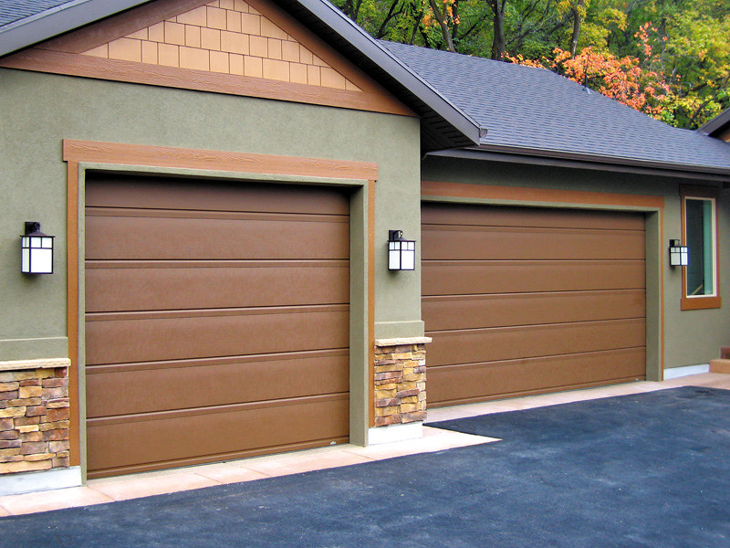 Garage Doors Flushline Rusty Iron Finish, Flush Panel Garag…
