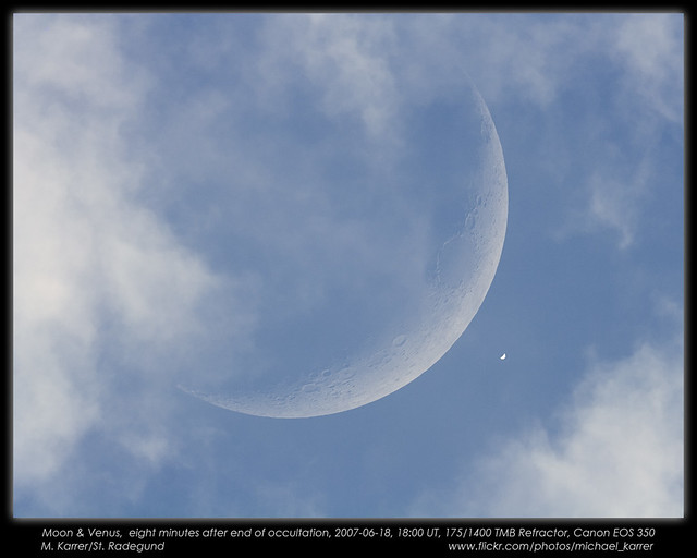 Moon-Venus Encounter 2007-06-18