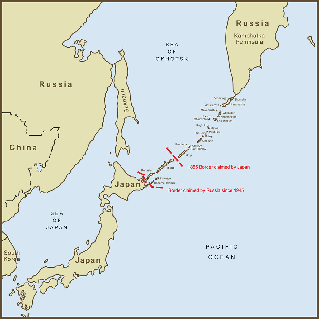 Kuril Islands border dispute between Russia and Japan
