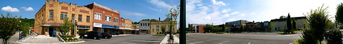 trees sky kentucky greensburg townsquare photostitch