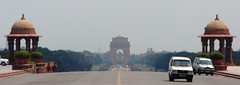 India Gate viewed from Indian Government Buildings