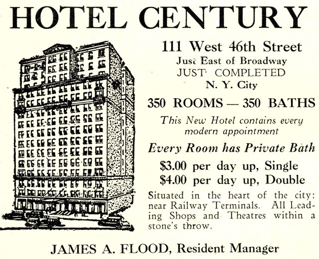 Hotel Century, N.Y. ,N. Y.