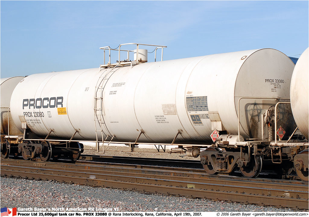 Procor Freight PROX23080GB_190407_01 | Procor Leasing 25,600gal tank car No… | Flickr