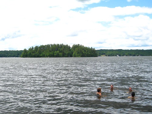 lake island maine swimmers threemilepond