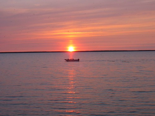 Evening Cruise by #1 Auntie, Grand Rapids, Manitobacruise sunset evening boat