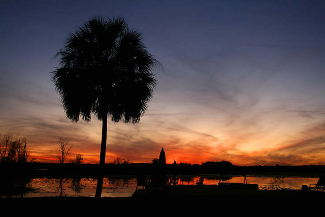 Florida sunset, Salt Springs