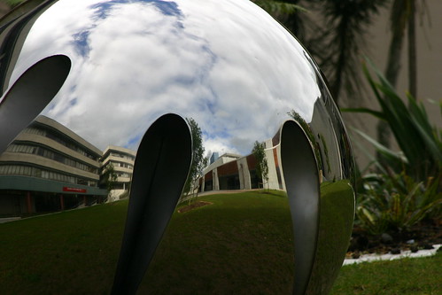 Sculpture at Waikato University
