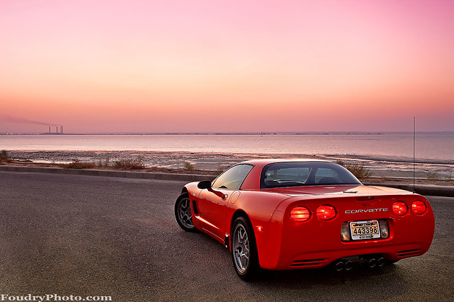 Corvette Z06 Sunset