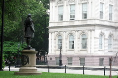NYC - Civic Center - City Hall Park - Nathan Hale statue