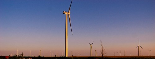 wind farm by -Chad Johnson