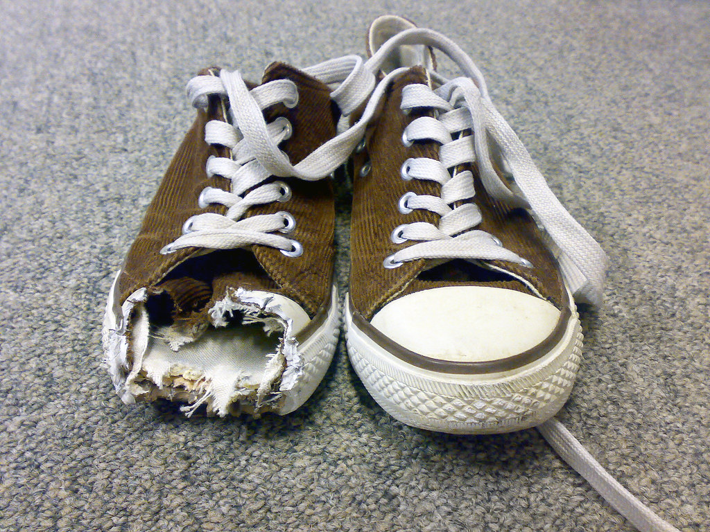 Sarah's Shoes | This is what happened to her a shoe when it … | Flickr
