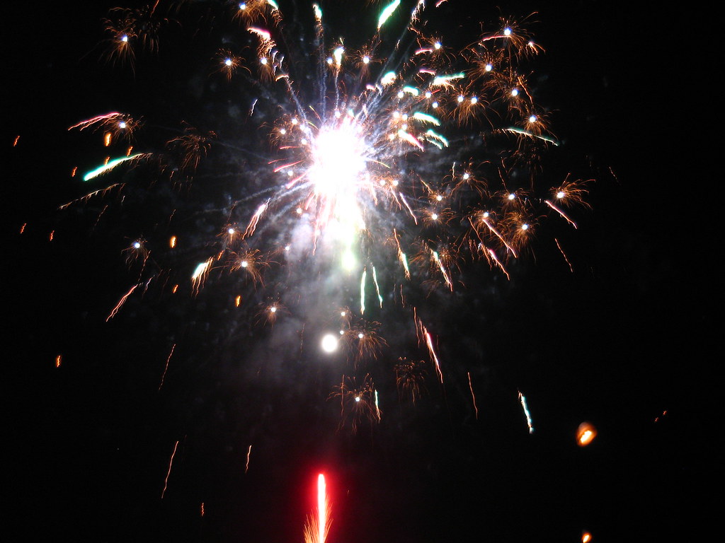 NYE Beach Fireworks