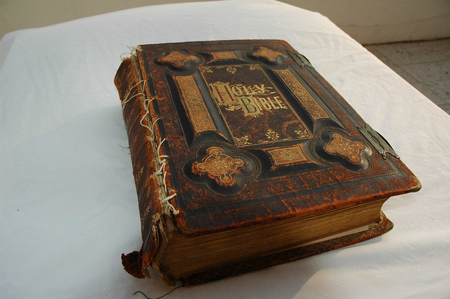 The Holy Bible, dated 1885