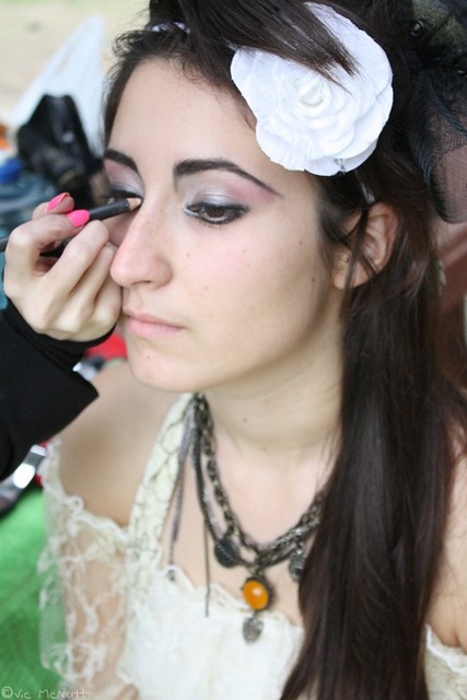Getting makeup put on | V Threepio | Flickr