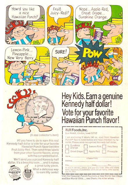 1971 Hawaiian Punch Comic Ad