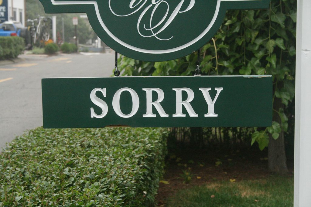 still sorry | thebittenword.com | Flickr