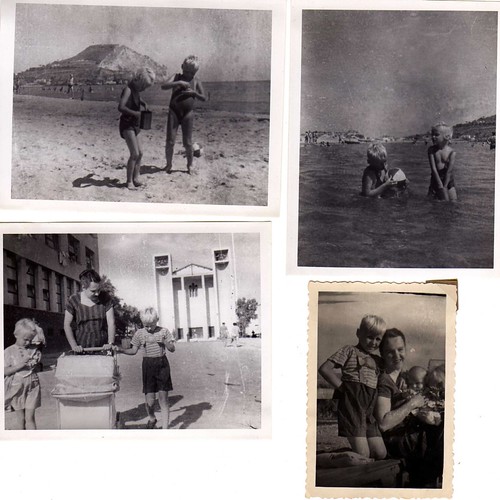 Žižis family at Bagnoli DP camp & beach below. | by arunas zizys