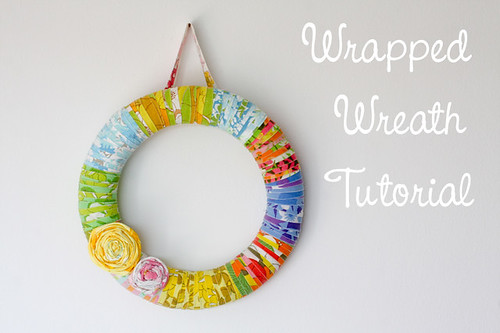 Vintage Sheet Wrapped Wreath | by Jeni Baker | In Color Order
