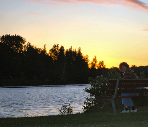 sunset ontario canada lakefield campground