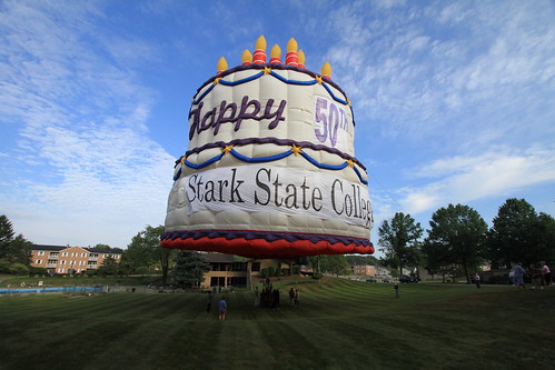 Stark State Birthday Cake Hot Air Balloon