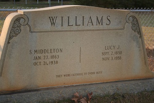 Seivern Middleton and Lucy Jane Gunter Williams | by Lessie!